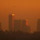 A smoggy day in Los Angeles.